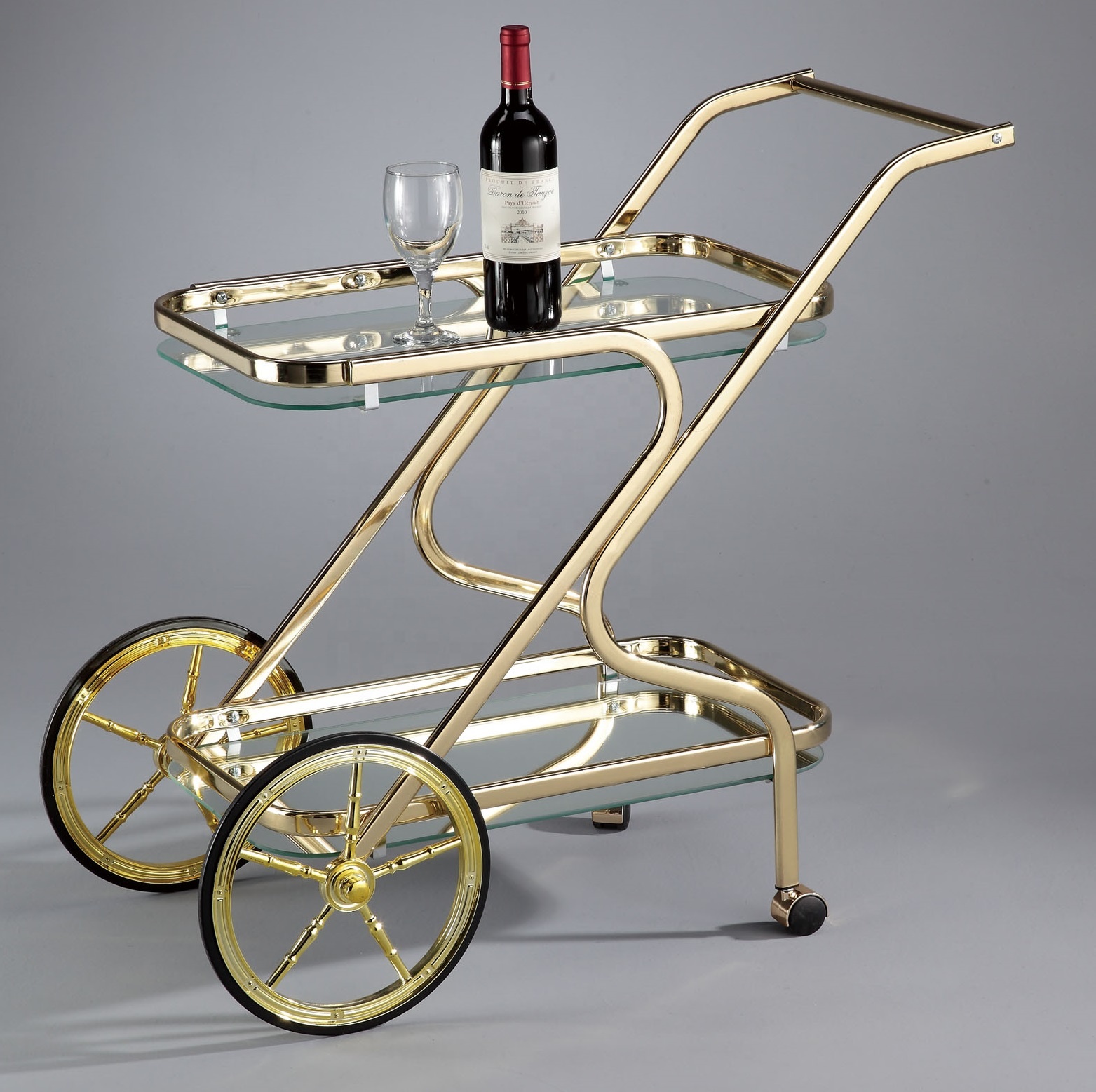 Commercial Kitchen And Bar - Metal Bar Hotel Catering Commerciële Serveerwagen