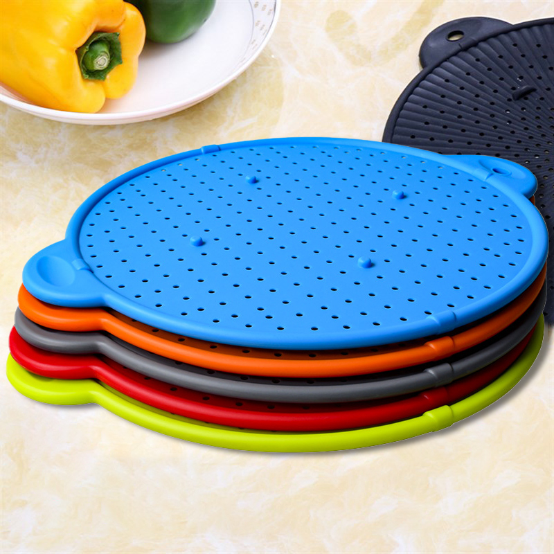 Commercial Kitchen Oil Filter - Siliconen olie- en spatwaterdichte potdekselmat Stoombootmat
