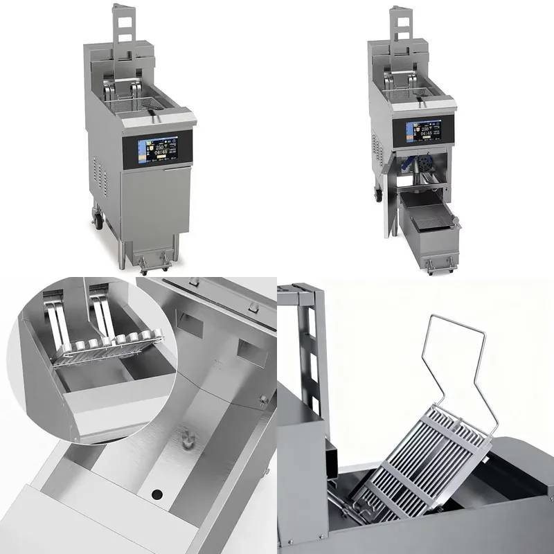 Commercial Kitchen Maintenance - Commerciële RVS automatische hef-eendelige-tank touchscreen elektrische