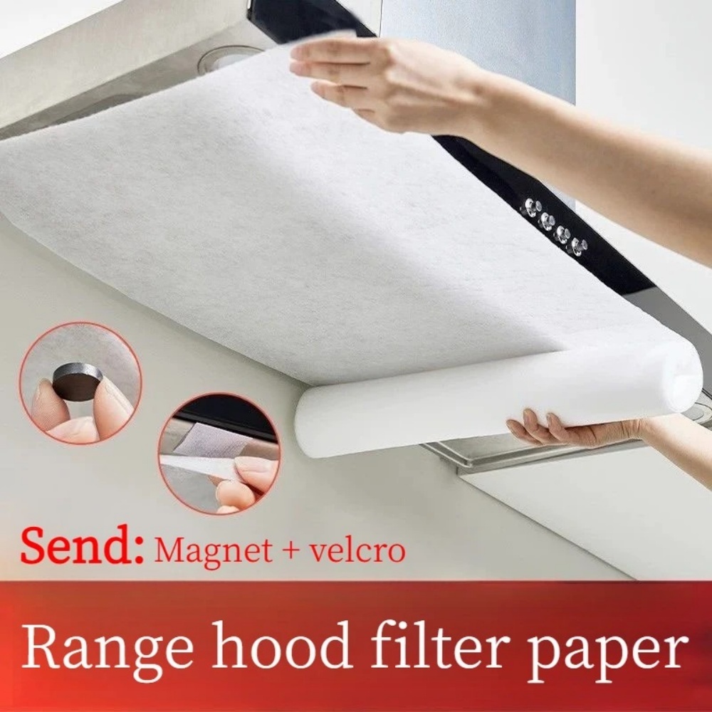 Commercial Kitchen Oil Filter - Verdikt filterpapier voor afzuigkappen, hittebestendig, olie-absorberend