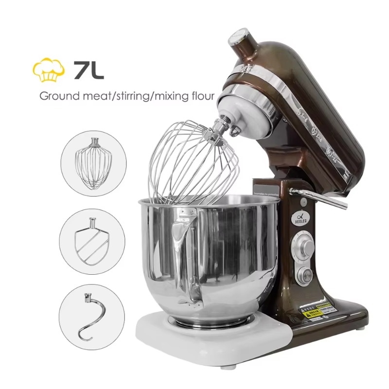 Commercial Kitchen Supplier - Huiskeuken 7 Liter RVS Mengkom Deegmixer