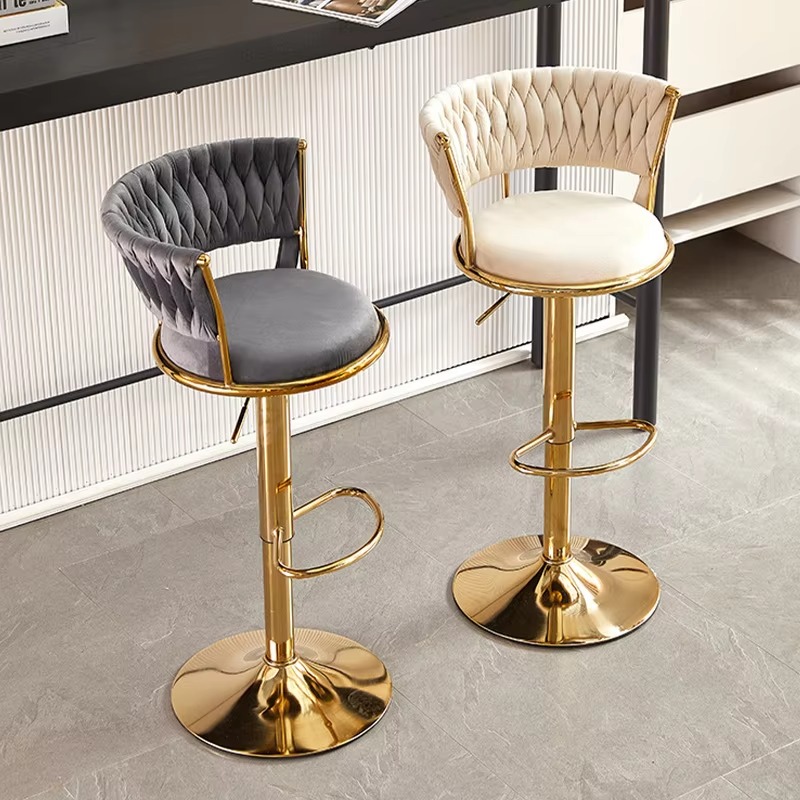 Commercial Kitchen And Bar - Groothandel Luxe Gouden Metallic Roze Fluwelen