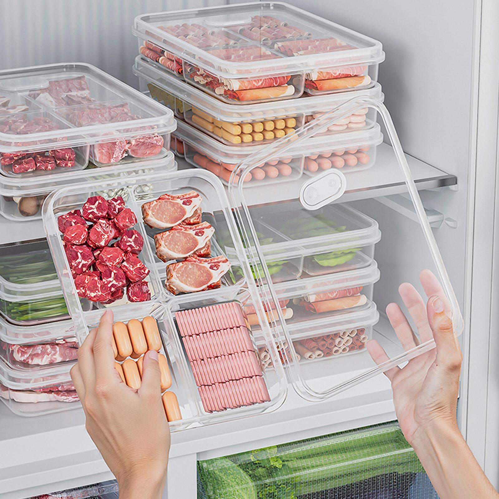 Commercial Kitchen Organiser - 1PC Koelkast Opbergdoos Vlees Groente Vershouddoos