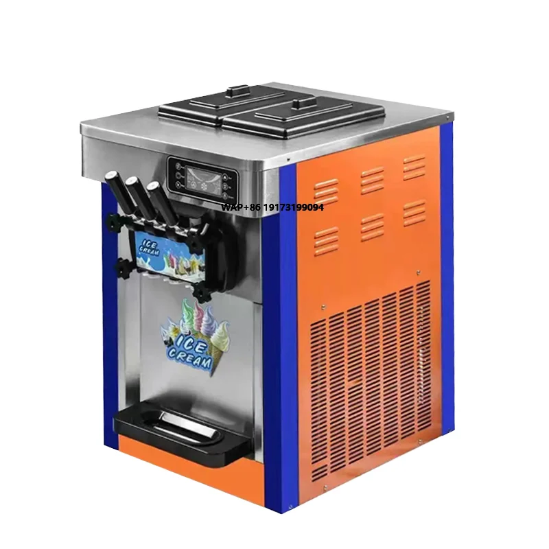 Soft Serve Ice Cream Machine - Commerciële nieuwe roestvrijstalen soft serve ijsmachine