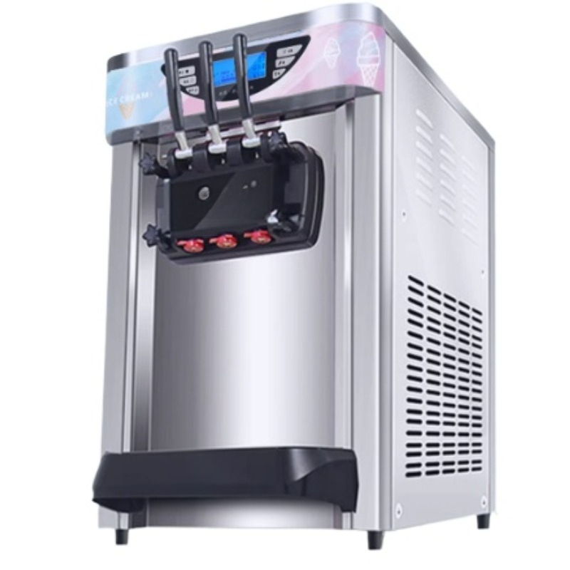 Soft Serve Ice Cream Machine - Commerciële softijsmachine, automatische softijsmaker, voor op
