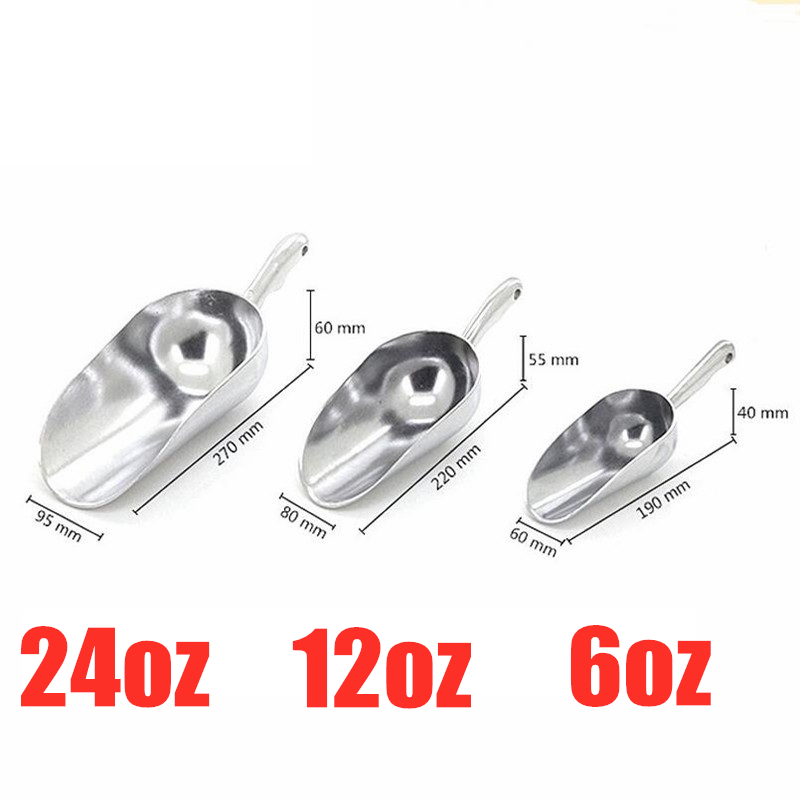 6Oz/12Oz/24Oz Aluminium Ice Sc - Commercial Kitchen And Bar recensie en prijs