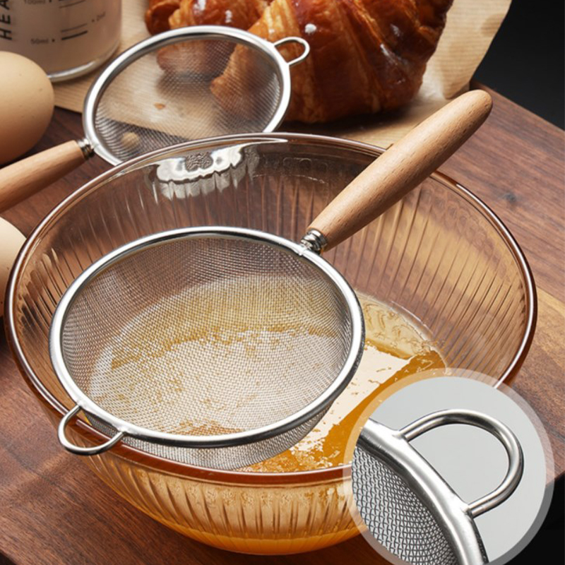 Houten handvat Roestvrij staal - Commercial Kitchen Oil Filter recensie en prijs