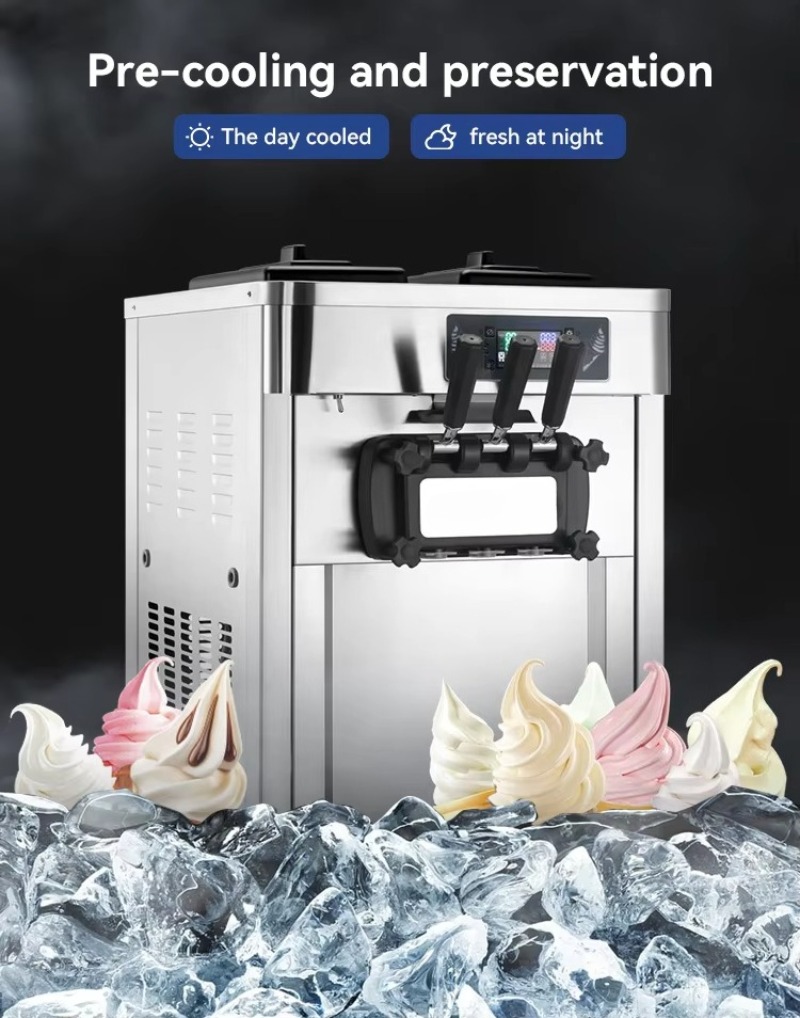 Professionele commerciële auto - Soft Serve Ice Cream Machine recensie en prijs