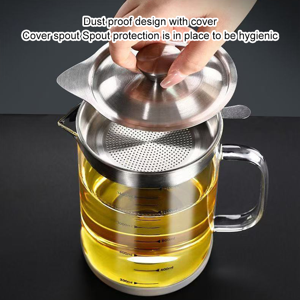 1L/1.5L Glas Oliefilter Keuken - Commercial Kitchen Oil Filter recensie en prijs