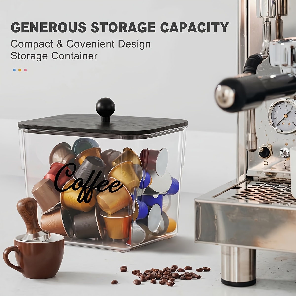Koffiepodhouder met deksels, p - Commercial Kitchen Organiser recensie en prijs