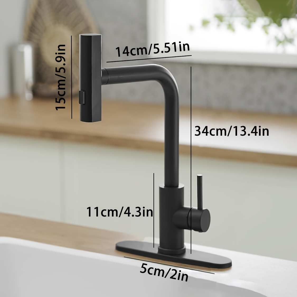 1-delige zwarte keukenkraan me - Commercial Kitchen Units recensie en prijs