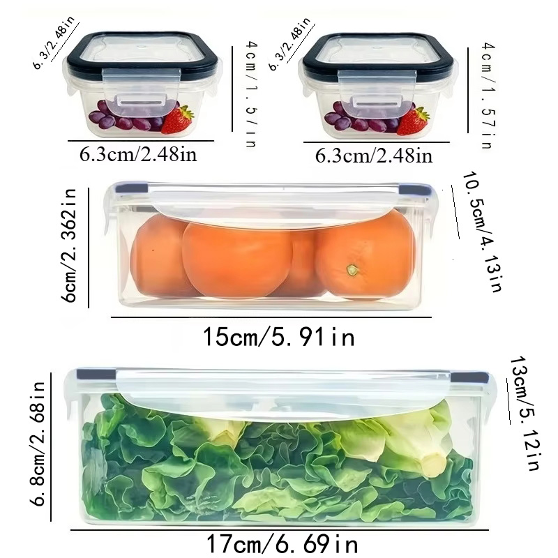 8-delige set inclusief 4 conta - Commercial Kitchen Organiser recensie en prijs
