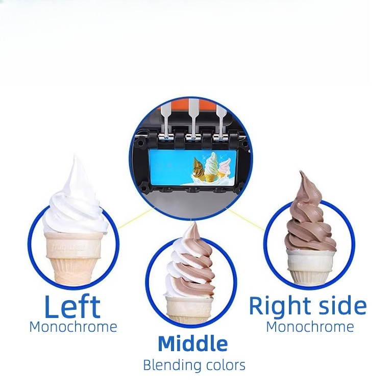 Volledig Automatische 20~28L/u - Soft Serve Ice Cream Machine recensie en prijs