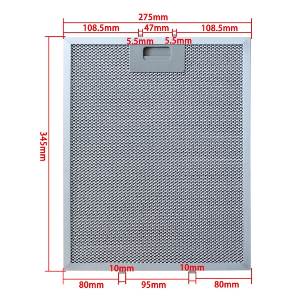 Zilver aluminium vetfilter voo - Commercial Kitchen Vent Hood recensie en prijs